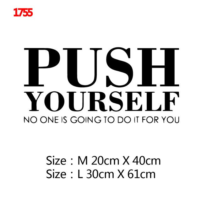 WM - 23 Type Big Motivational Wall Sticker's